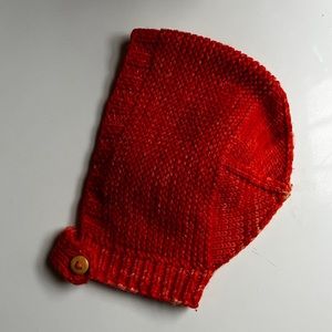 Misha & Puff Merino Wool Beachwalk Bonnet in Persimmon, Size 6-12mo, FW16